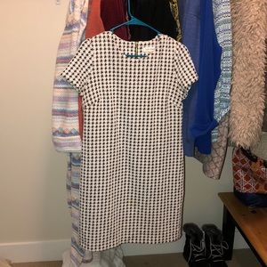 Black and white tweed Calvin Klein dress